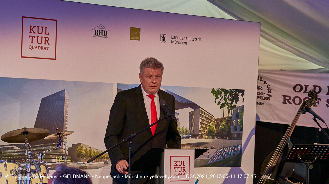 11. Mai 2017 - Grundsteinlegung für die LOGE und dem Kulturquadrat in Neuperlach